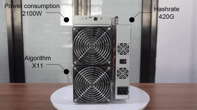 Mineiro 2 da moeda do traço da fonte de alimentação 440GH/S 1950W do mineiro de X11 USB3.0 StrongU U6