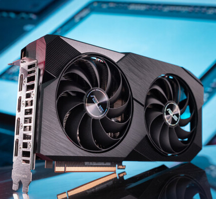 Bocado de Rig Graphics Card 14000MHz 8pin 128 da mineração de RX 6600 8G AMD RADEON