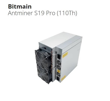Máquina de mineração Bitmain de Asic Bitcoin Antminer S19/S19pro/S19J pro 110t 104t 100t 96t 95t