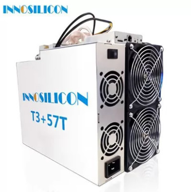 Algoritmo 3300W da máquina de mineração SHA-256 de Innosilicon T3+ 57Th/S BTC do mineiro de BTC