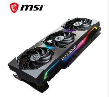 Mineração Rig Three Fan Graphics Card GeForce RTX 3090 SUPRIM X 24G