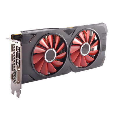 Preto 8G Wolf Graphics Card de Rig Graphics Card XFX 580 da mineração GDDR5